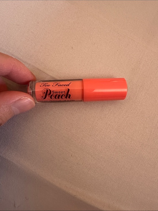 Too Faced Other - Too Faced Sweet Peach Creamy Peach Oil-Lip Gloss - Pure Peach mini